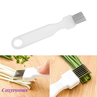 (accesorios de vehículos) 3 piezas de acero inoxidable aguja de cebolla cortador de tenedor tomate verduras cortador de frutas