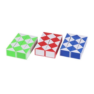 Niños inteligencia educativa magia serpiente regla Rubik Rubic cubo rompecabezas juguetes (8)