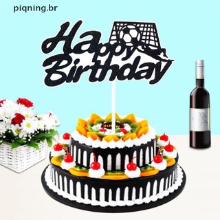 Piqning superior De pastel De fútbol Americano/ temática De Feliz cumpleaños Para fiesta