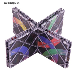 [twoaugust] cubo twisty cubo clásico juguetes cubo rompecabezas lingao 8 paneles plegable rompecabezas cubos [twoaugust]