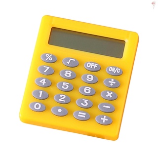 Mini calculadora de 8 dígitos de pantalla de bolsillo calculadora de tamaño de batería de Color aleatorio para niños estudiantes de la escuela suministros de oficina