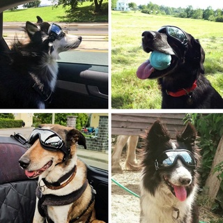 gafas de sol ligeras para perros/protección uv para mascotas/vidrio a prueba de viento/lentes de sol