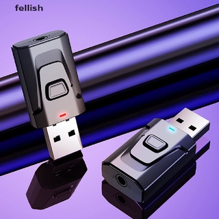 [Fellish] Receptor De Audio Bluetooth 5.0 Transmisor Estéreo AUX USB 3.5mm Jack RCA 436CO (1)