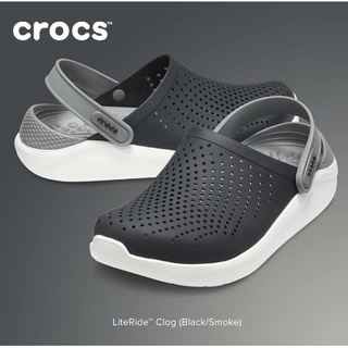Crocs 2021 negro gris azul y blanco negro rojo grisáceo amarillo negro y blanco Crocs Literide zueco sandalias Flip Flop zapatos de los hombres zapatos de las mujeres zapatos agujero zapatos (6)