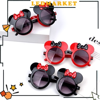 Ledmarket - gafas de sol para niñas, diseño de arco, protección UV, accesorio de fotos