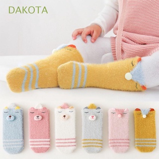 Calcetines De invierno De otoño sin costuras/calcetines para bebé recién nacidos antideslizantes/calcetines De piso gruesos/multicolores