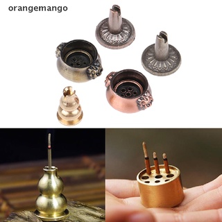orangemango metal incienso palo titular de aleación incienso base decoración del hogar accesorios artesanía co