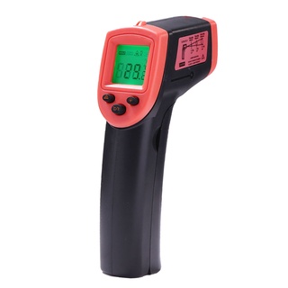 termómetro infrarrojo láser de mano retroiluminado rojo (1)