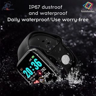 Y68 Reloj Inteligente Hombres Fitness Smartwatch con Monitor de Ritmo Cardíaco Presión Arterial Pulsera Deportiva Para Apple IOS Android (8)