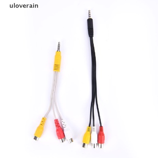 [en] cable adaptador av macho a 3rca hembra m/f audio video estéreo de 3.5 mm.