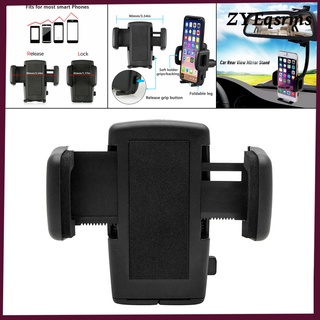 Car 360 Rearview Mirror Mount GPS Phone Holder Stand Adjustable Easy Use