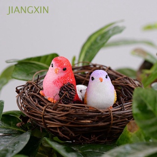 Jiangexin Diy plantilla De animales pequeños pájaros para Casa De muñecas Ornamentos De vidrio Micro paisaje figuras Miniatura