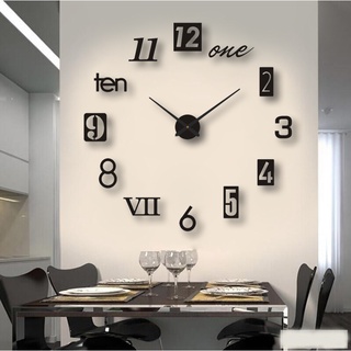 espejo acrílico creativo digital reloj de pared/3d estéreo diy simple pegatina de pared reloj/diy manualidades decoración del hogar reloj /reloj de pared digital para el hogar sala de estar pegatina de pared decoración