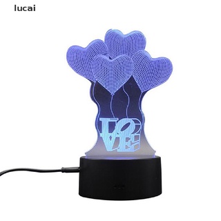 (hotsale) 1 pieza 3D ilusión lámpara RGB LED luz de noche Panel acrílico para niños regalos de dibujos animados {bigsale} (6)