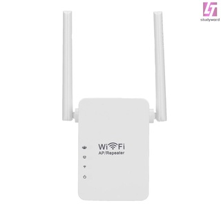 Wr13 Repetidor de Wifi inalámbrico Wifi rango extensor potenciador 300mbps Router Wifi señal Repetidor 2 Antenas Uk Plug
