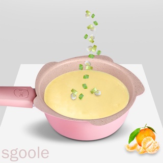 [sgoole] Sartén Anti adherente con mango Para Colocar en lampara/papas/huevo/cocina Para el hogar