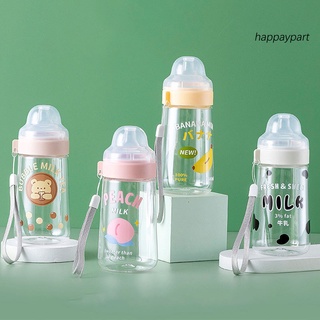 Hapycj_Botella de agua ecológica a prueba de polvo de plástico bebé biberón de leche para dormitorio