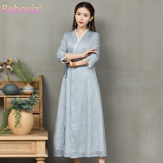2021 nueva moda gris azul tradicional Hanfu vestido para mujeres Cosplay antiguo disfraz canción dinastía ropa