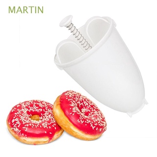 Martin molde Manual rápido fácil de freír herramientas de plástico ligero dispensador de Waffle Donut Maker