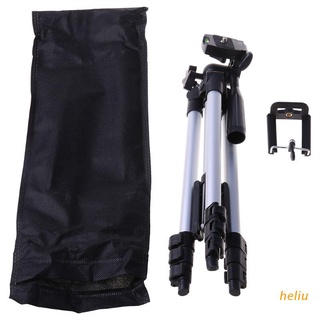 heliu Professional Camera Tripod Stand Holder Mount for iPhone Samsung Cell Phone +Bag