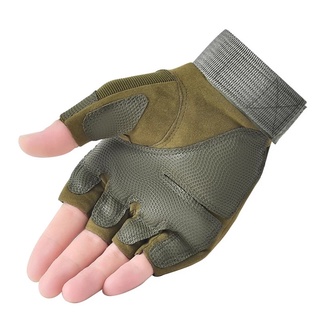 ejército armadura protección shell táctico guantes de medio dedo guantes deportivos fitness senderismo equitación ciclismo militar mujeres hombres guantes (2)