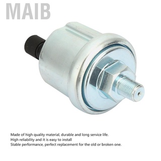 Maib 1/8 NPTF - Sensor de presión de aceite para coche, doble rosca, compatible con VDO 0-10bar