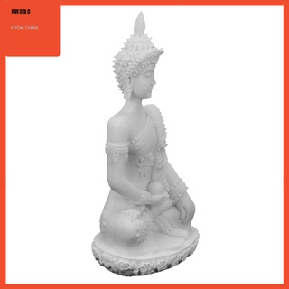 estatua de buda de piedra meditación deidad adorno decorativo colecciones beige