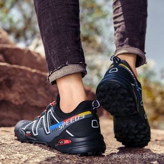 Zapatos de senderismo al aire libre de los hombres zapatos de deporte impermeable Trail Running zapatos Kasut senderismo