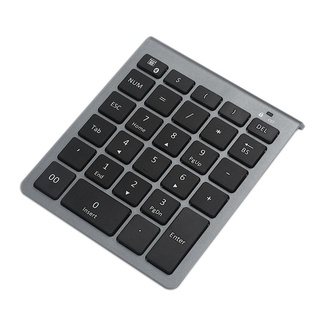 teclado numérico inalámbrico bluetooth 28 teclas numpad teclado digital teclado numérico para contabilidad teller windows android tablet portátil