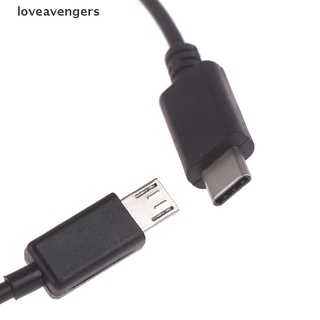 loveavengers Micro usb/Tipo c A 2 otg dual Hembra Puerto hub cable y Divisor Adaptador co (3)