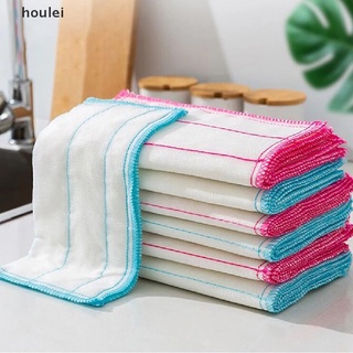 [houl] 8 capas De algodón absorbente Anti-adherente reutilizable Para cocina