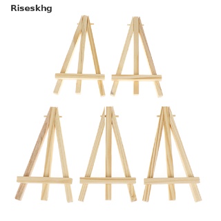 riseskhg - caballete de madera (5 unidades, mini artista, madera, mesa de boda, soporte de exhibición, venta caliente) (1)