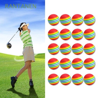 rantanen swing golf golfer pelotas de entrenamiento espuma eva color arco iris práctica esponja interior pelota de golf/multicolor