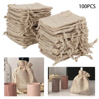 bolsa de regalo bolsa de almacenamiento contenedor kit de lino saco de joyería pack mini yute arpillera listo stock (3)