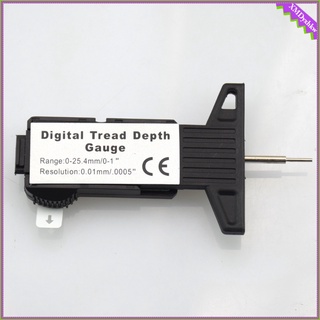 lcd 0-25.4 mm digital medidor de profundidad de la banda de rodadura de neumáticos herramienta de servicio de coche