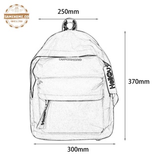 Gran capacidad mochila bolso de hombro moda doble cremallera estudiantes bolsa de la escuela (6)