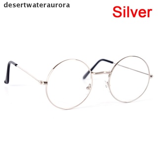 quecaokahai vintage gafas redondas hombres mujeres marco de metal retro de lujo desgaste de ojos transparente gafas co