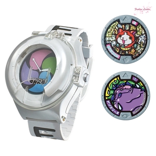 FL japón Anime Yo-kai niños Yokai reloj de juguete lindo Anime patrón con música voz con luz intermitente reloj de juguete (4)