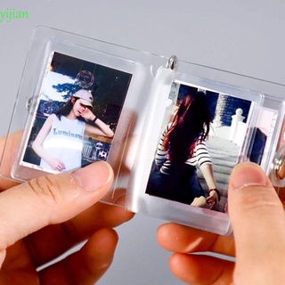 Yijian Mini Albuns colgante De Fotos Interstcial para Fotos soporte De Fotos para Fotos/álbum De Fotos Keychain De 1-2 pulgadas/Multicolor
