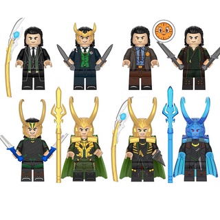 Loki Minifigures Super Heroes Bloques De Construcción Juguetes WM6118