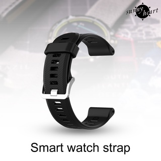 sunnyheart Watch Strap Adjustable Sweat-proof Silicone Sports Watch Band