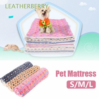 leatherberry - colchón esponjoso para mascotas, invierno, manta para perro, cama de dormir, cachorro, lana caliente, suave, cojín para gatos