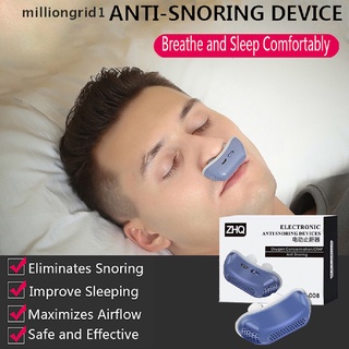 [milliongrid1] dispositivo de nariz eléctrica antironquidos/dispositivo de apnea del sueño/parejo de ronquido/clip de artefacto caliente