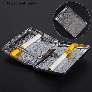 【AFS】 Portable Metal Cigarette Case for 16 Cigarettes Flip Cigarette Container Box 【Attractivefinestar】 (5)