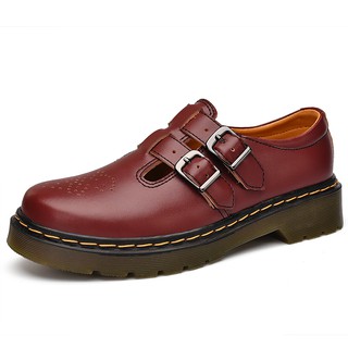 Dr.martens mujeres Oxford zapatos bajo superior Martin botas de las mujeres Brogue cuero Casual pisos (5)