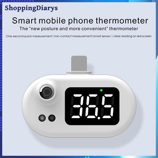 [hplike] Mini termómetro Digital infrarrojo K8/inalámbrico/Alimentado Por Usb Para Celular