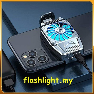 Flash999 teléfono móvil enfriador recargable ventilador de refrigeración teléfono radiador con luz LED