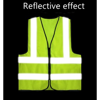 chaleco de seguridad reflectante de alta visibilidad con tiras reflectantes y bolsillos de identificación transparentes, xxl (5)