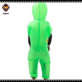 Halloween Alien ropa inflable con máquina de viento fantasma peluche juguete (1)