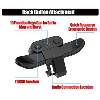 Reemplazo de paletas para controlador PS4 botón trasero accesorio para Dualshock4 Gamepad teclas de extensión trasera buena caliente (6)